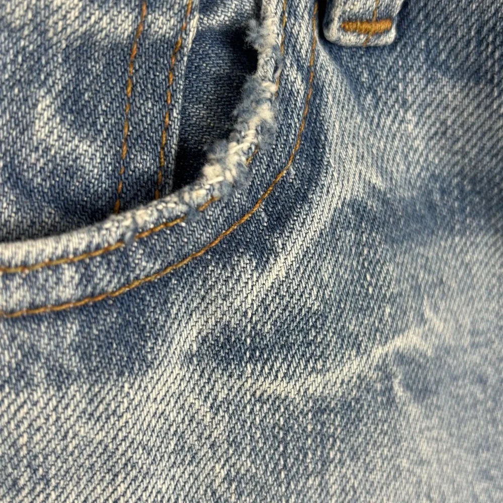 Frame Le Ultra Baggy Lomond‎ Slash Denim Jean Shorts Size 26